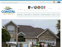 Tablet Screenshot of coastalrealtyservices.com